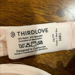 Third love t-shirt bra